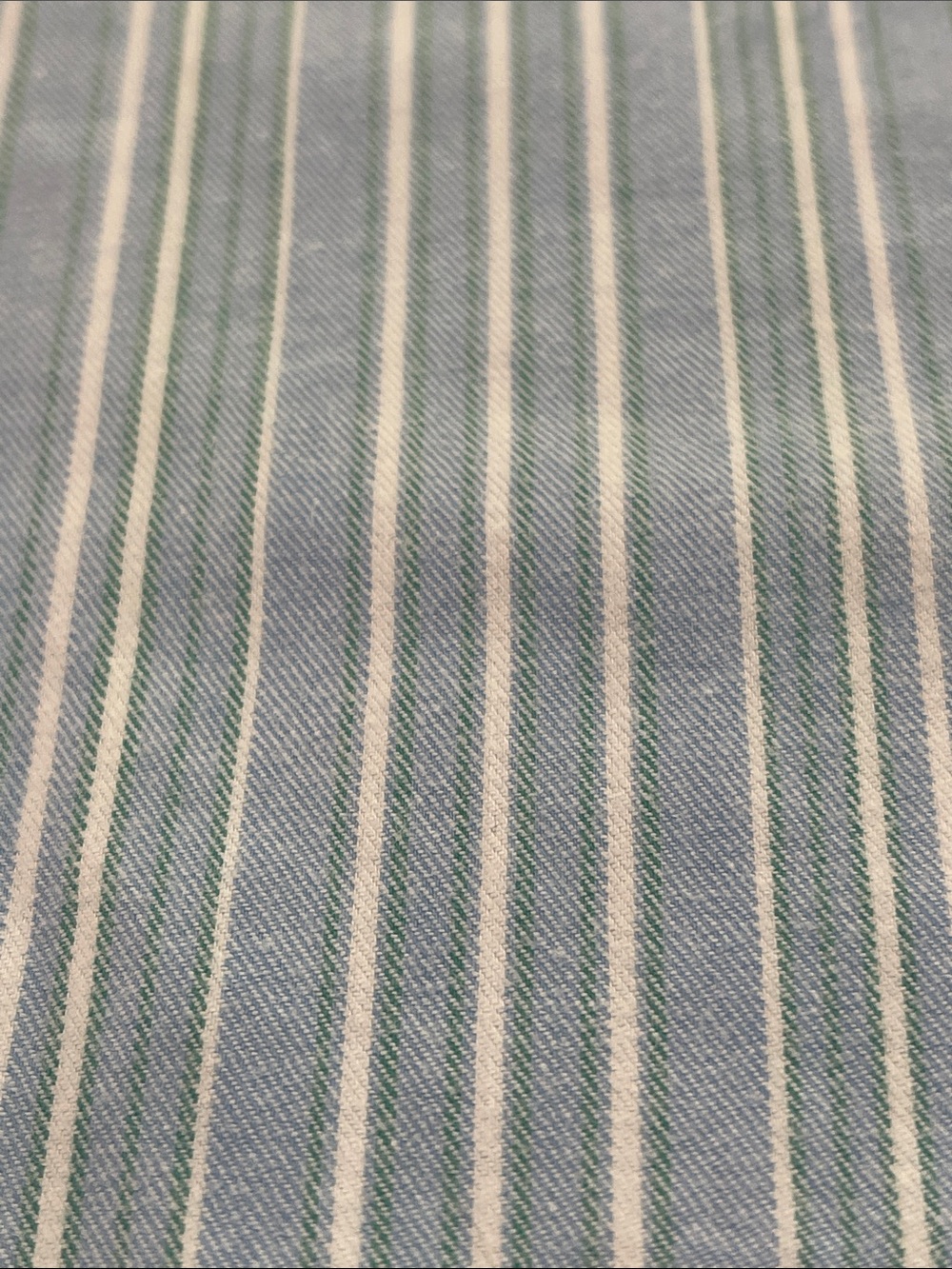 Noble Outfitters Blue White Striped Sleeveless Western Button Up Shirt Size XL - Picture 13 of 13